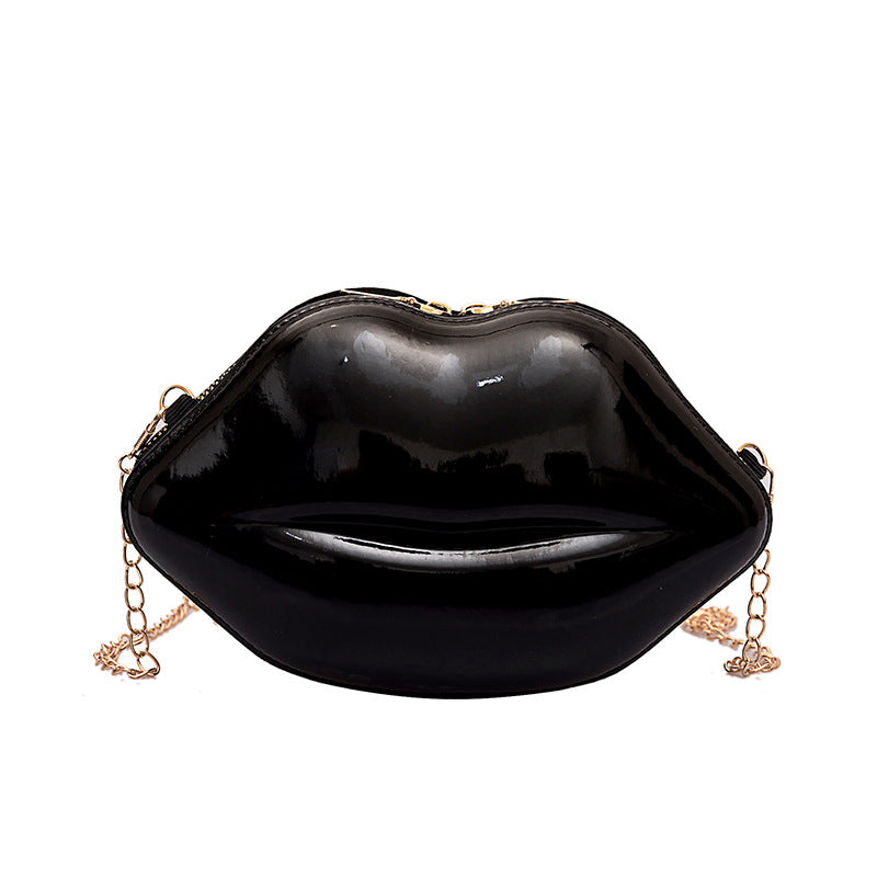 Wholesale Personalized PU Shoulder Lip Bag